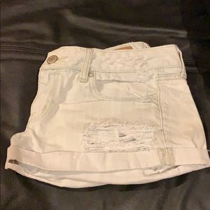 Size 8 distress American Eagle jean shorts